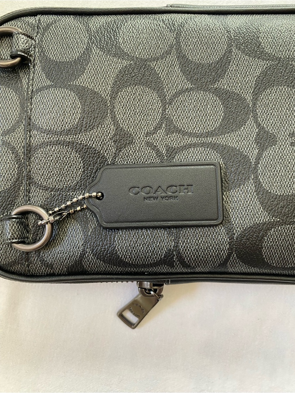 Coach Black Signature Crossbody Bag with Adjustable Strap - Picture 5 of 10